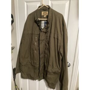 the foundry supply co. 3XLT chore coat zip button down
